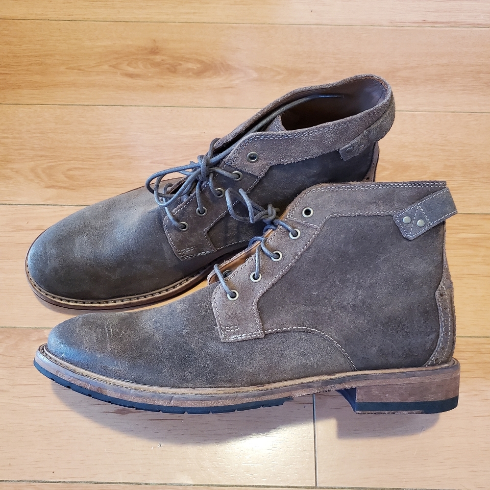 Clarks Mens Clarkdale Bud Suede Comfort Dress Ankle Boots